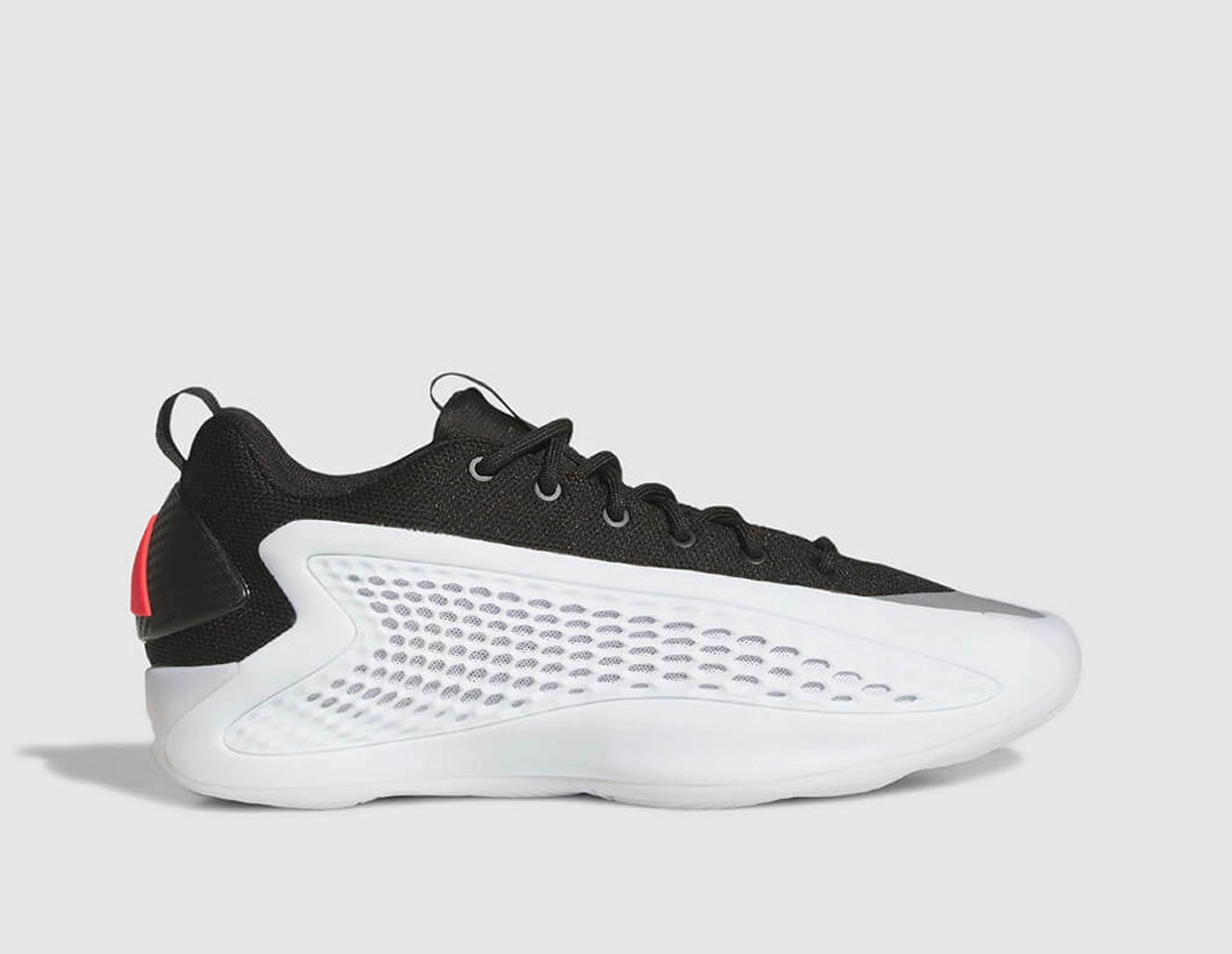 adidas Anthony Edwards 1 Low White / Black - Red