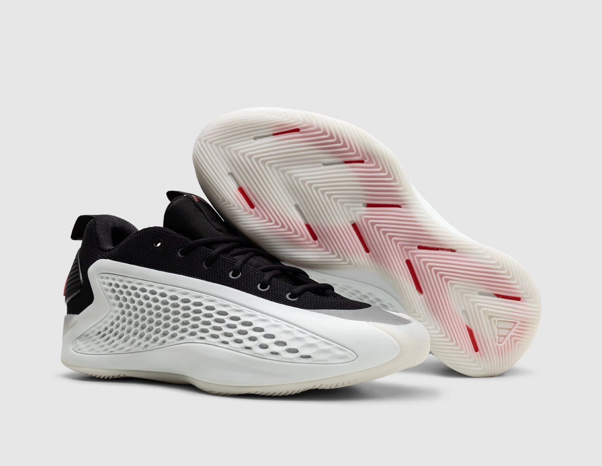 adidas Anthony Edwards 1 Low White / Black - Red