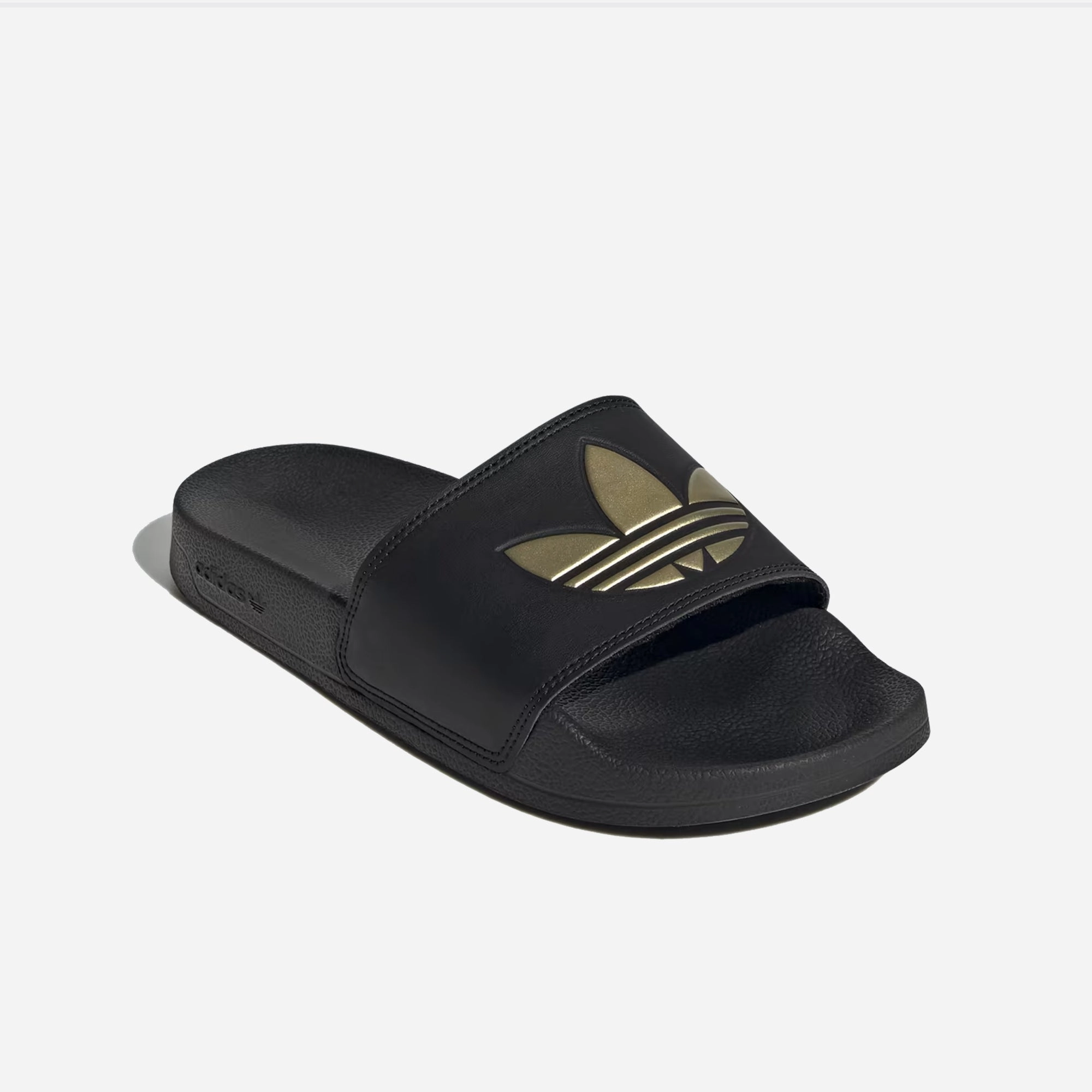 Adidas Originals | ADILETTE LITE { BLACK/GOLD