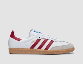 adidas Originals Samba OG White / Collegiate Burgundy - Gum