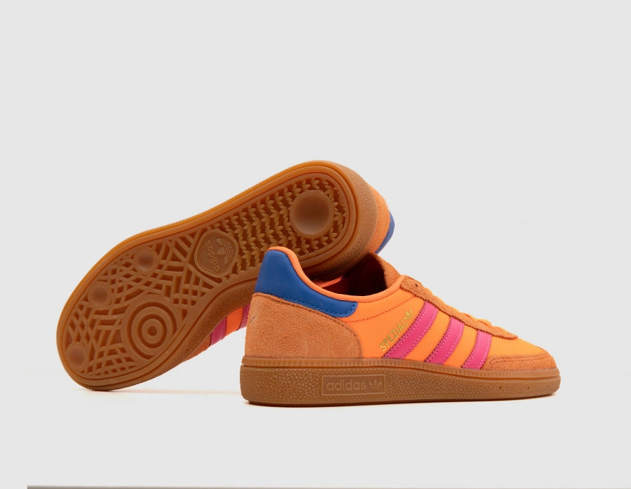 adidas Originals Women's Handball Spezial Solar Orange / Lucid Pink - Gum