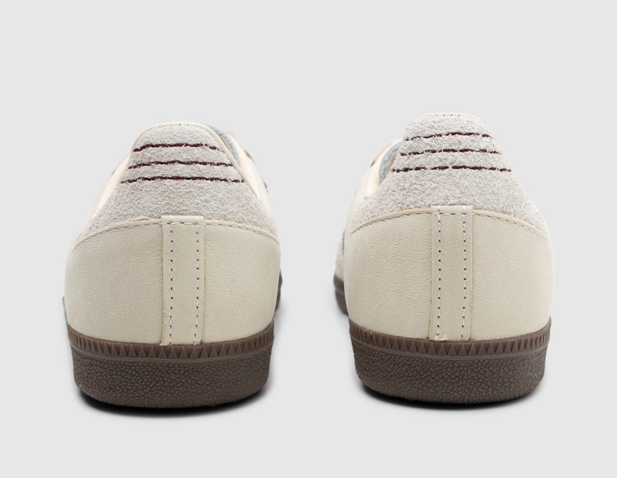 adidas Originals Women's Samba OG Wonder White / Maroon - Putty Grey