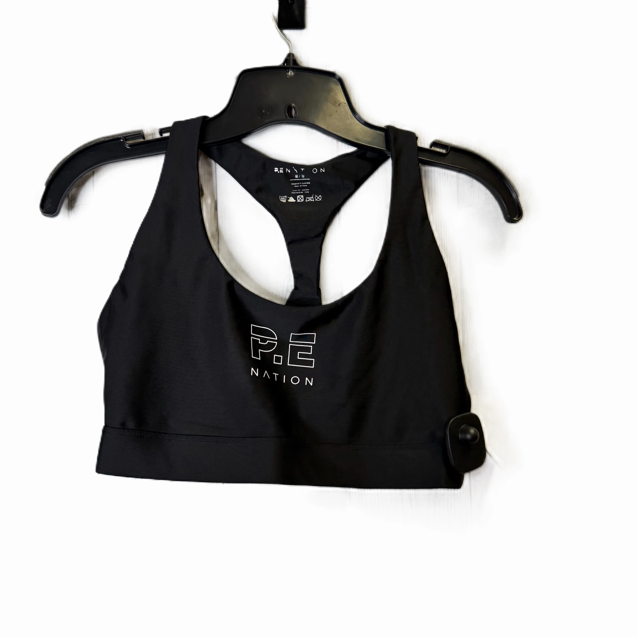 Athletic Bra By Clothes Mentor In Black, Size: M