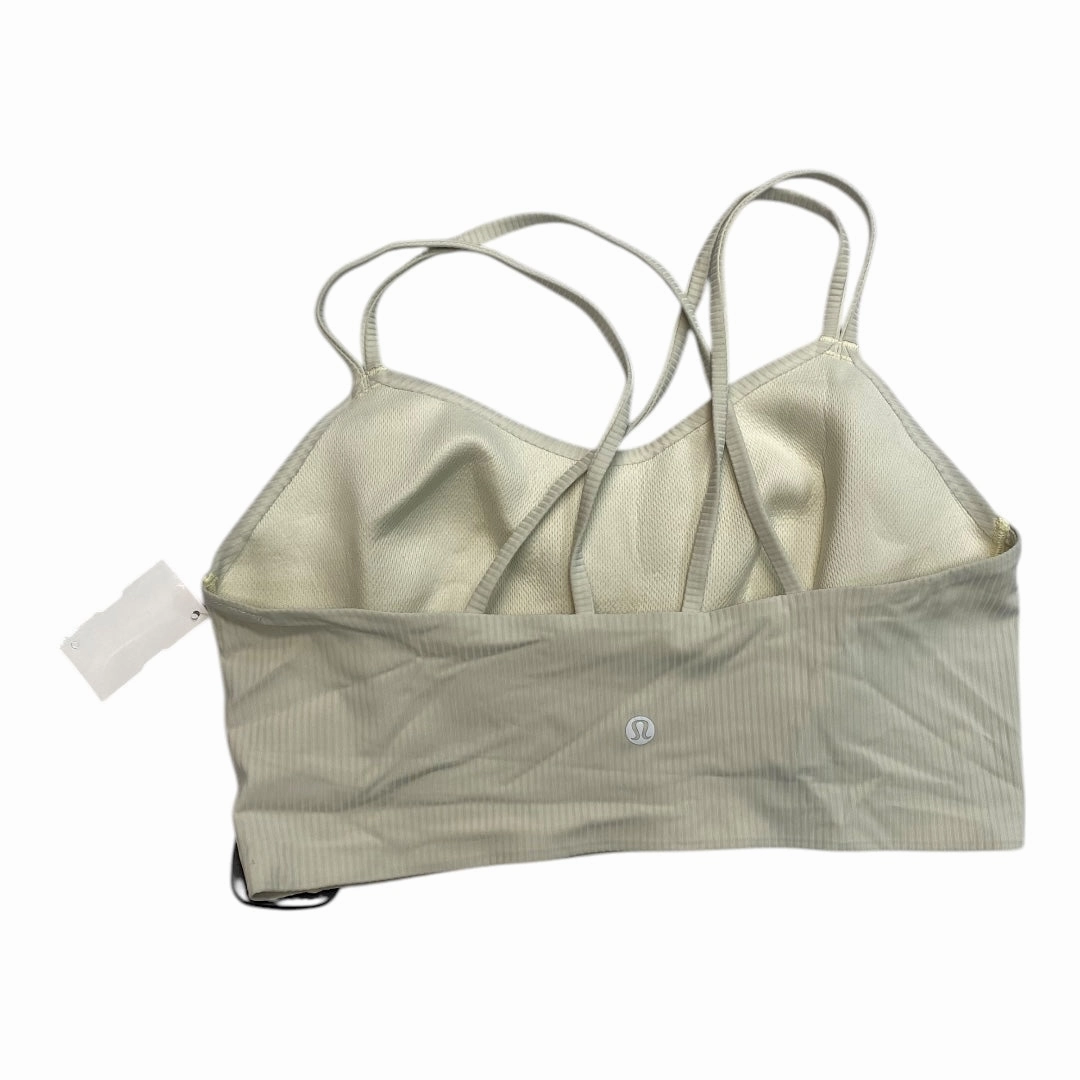 Athletic Bra By Lululemon In Yellow. Size:10