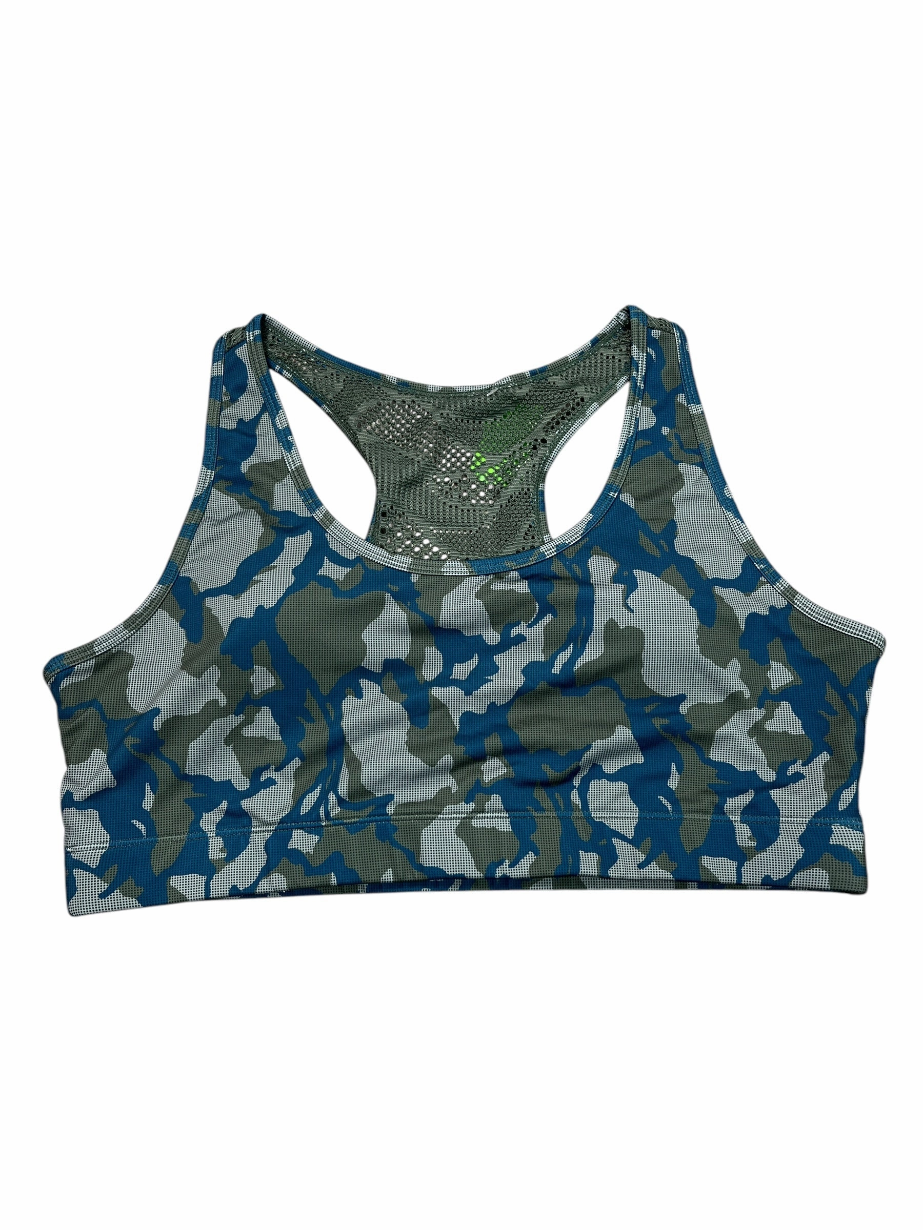 Athletic Bra By Zyia In Blue & Green. Size:Xxl