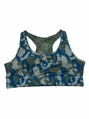 Athletic Bra By Zyia In Blue & Green. Size:Xxl