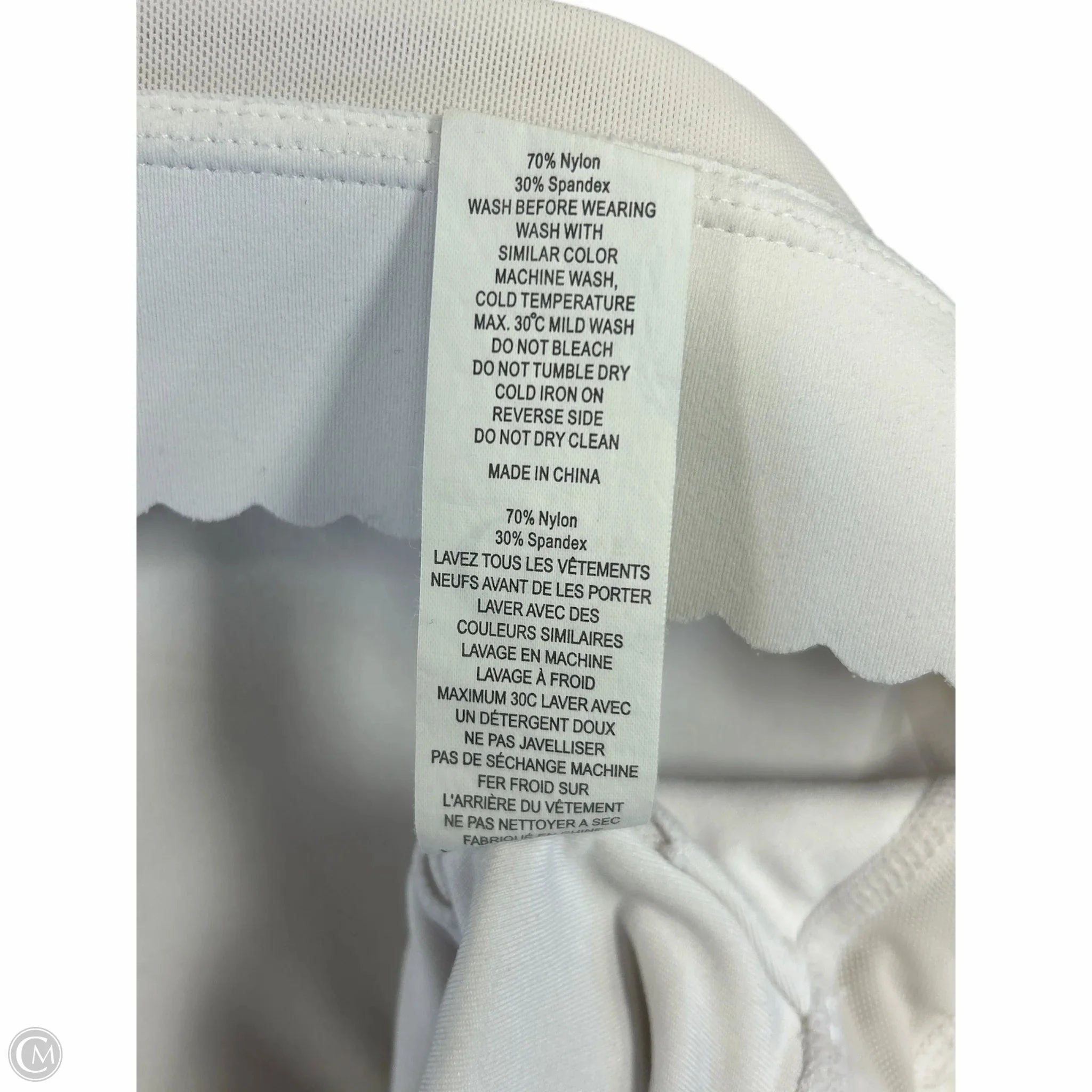 Athletic Bra By Zyia In White. Size: M