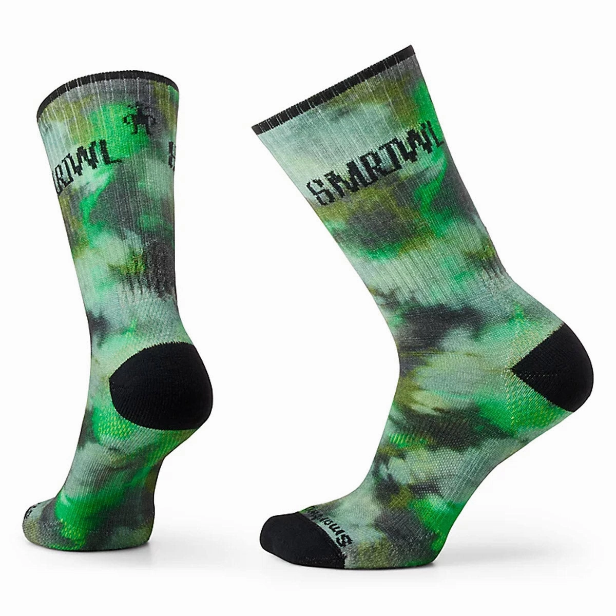 Athletic Far Out Tie Dye Print Targeted Cushion Crew Socks