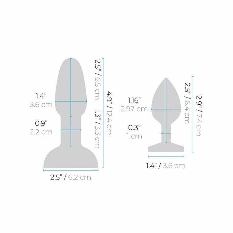 b-Vibe ASStronaut Glow-in-the-Dark Butt Play Set