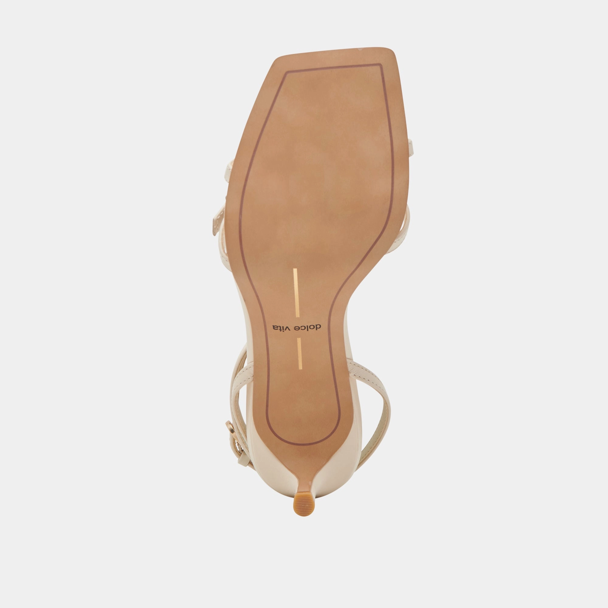 BAMBY HEELS BONE LEATHER