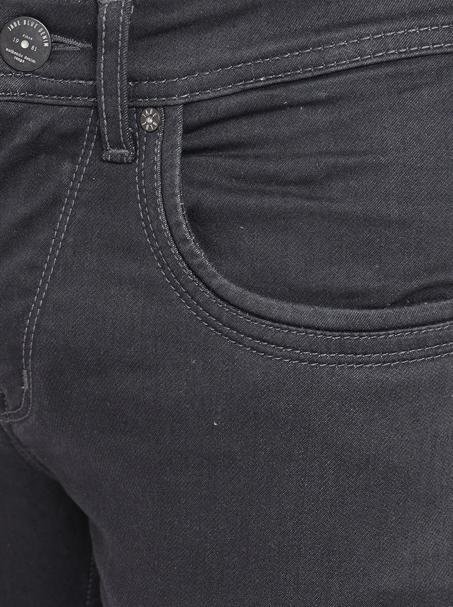 Black Washed Slim Fit Jeans | JadeBlue