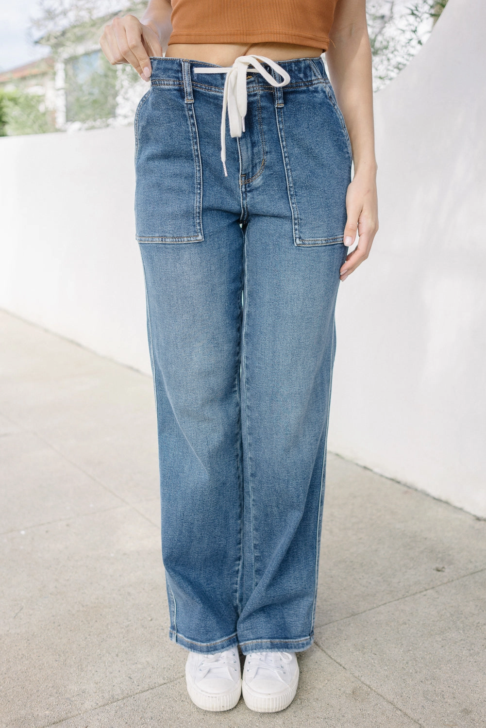 Blair High Rise Drawstring Wide Leg