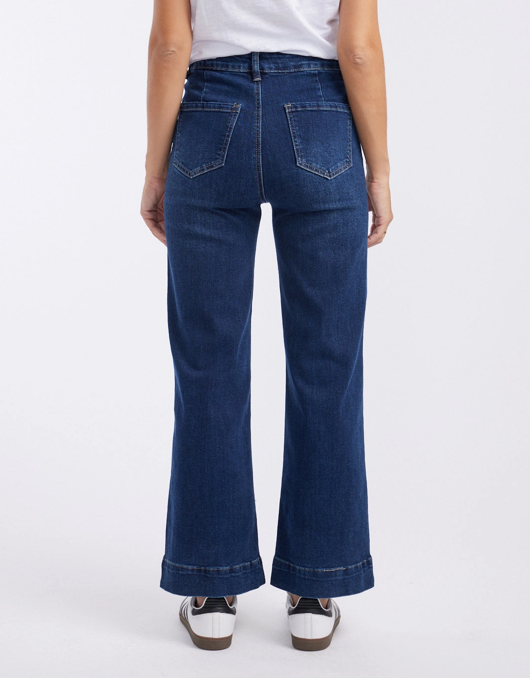 Bobbi 7/8 Denim Jeans - Mid Wash