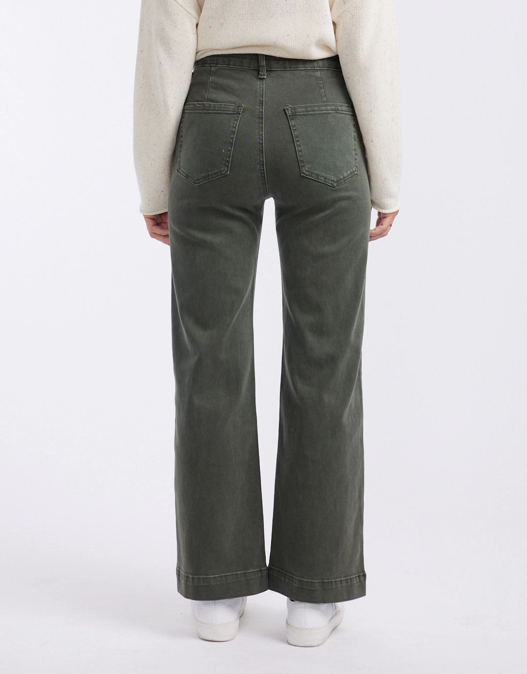 Bobbi 7/8 Denim Jeans - Military