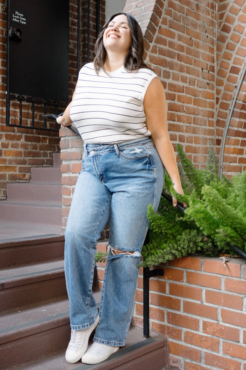 Carolyn High Rise Rigid Magic Dad Jeans - PLUS