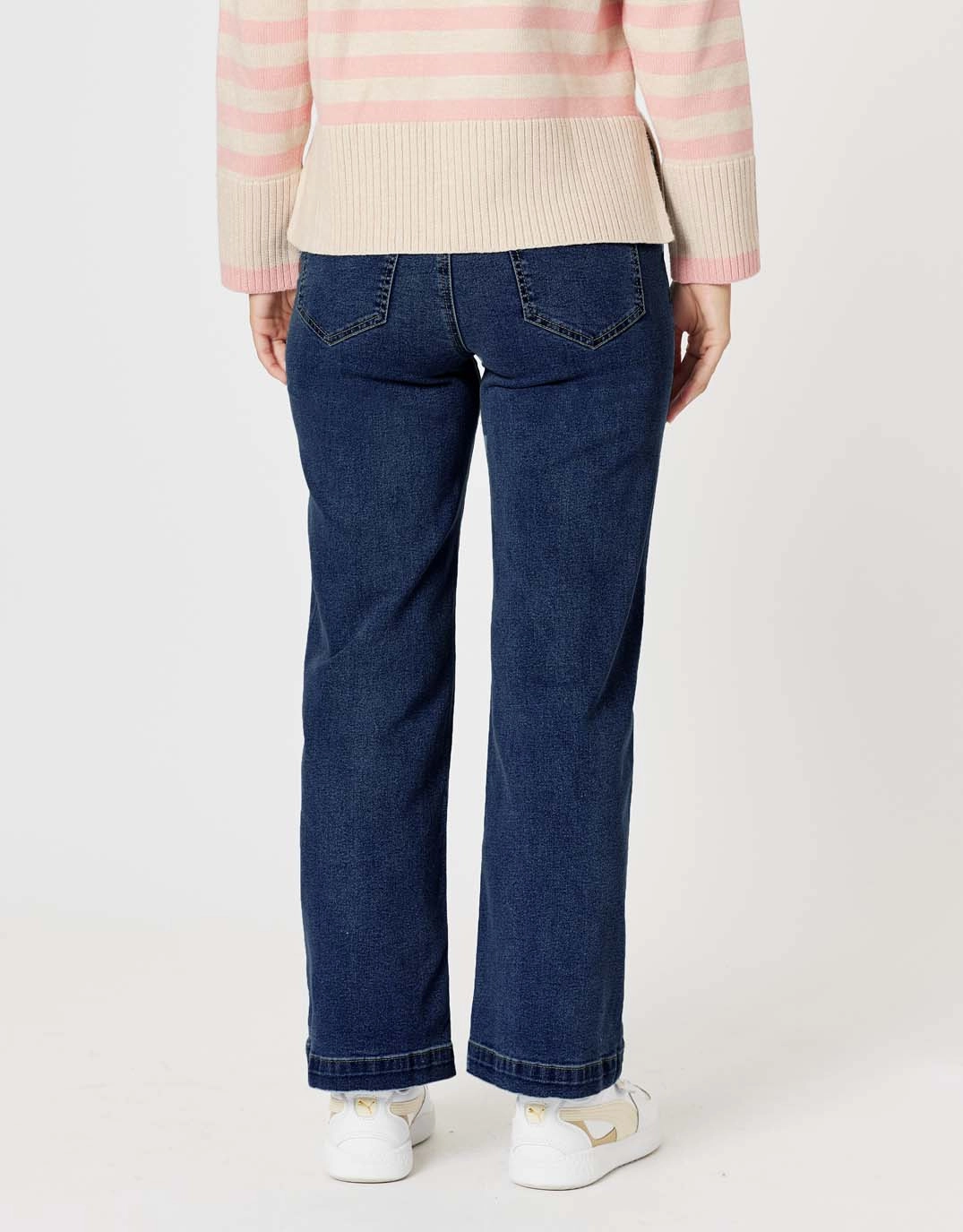 Carpenter Stretch Leg Jean - Dark Denim