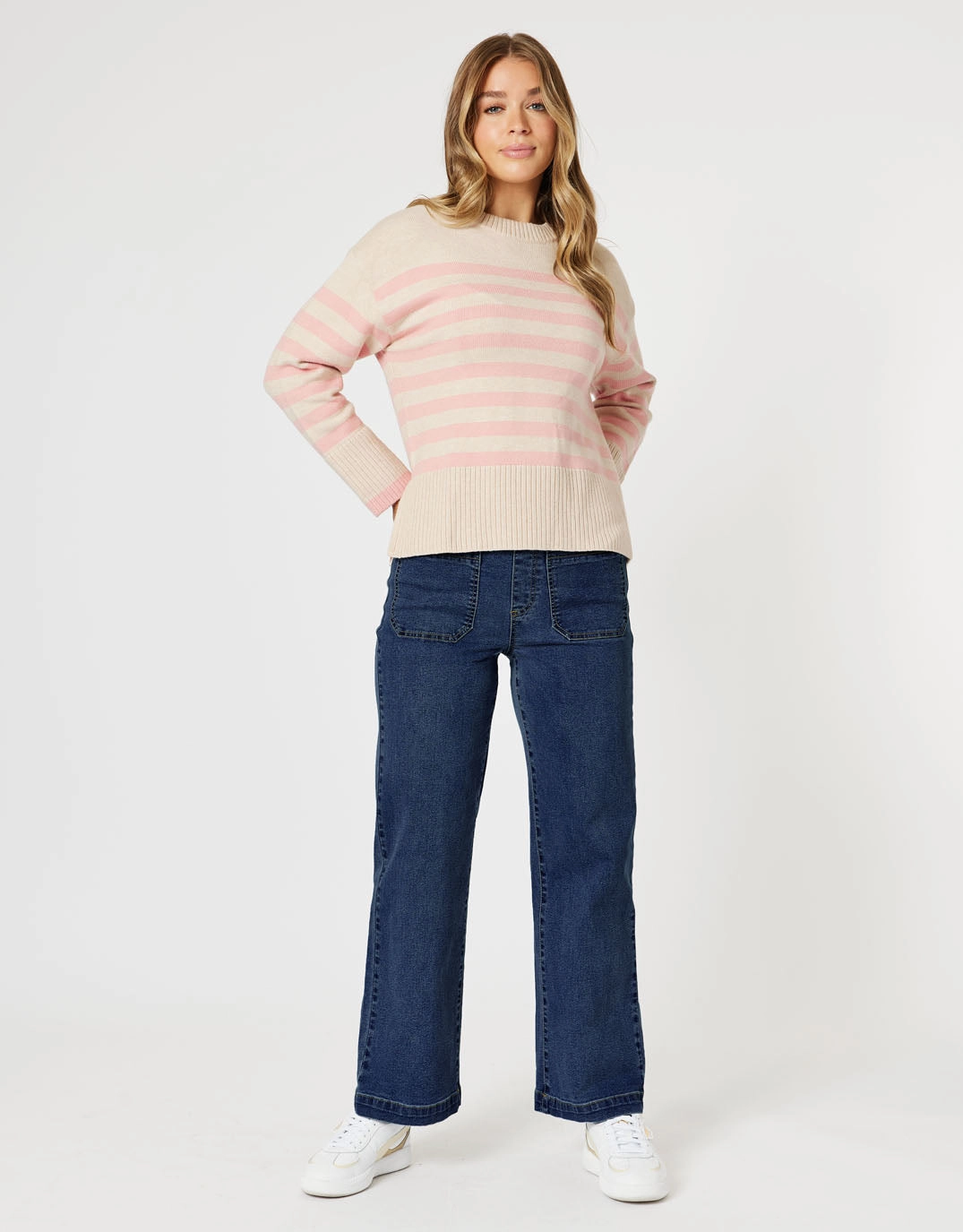 Carpenter Stretch Leg Jean - Dark Denim