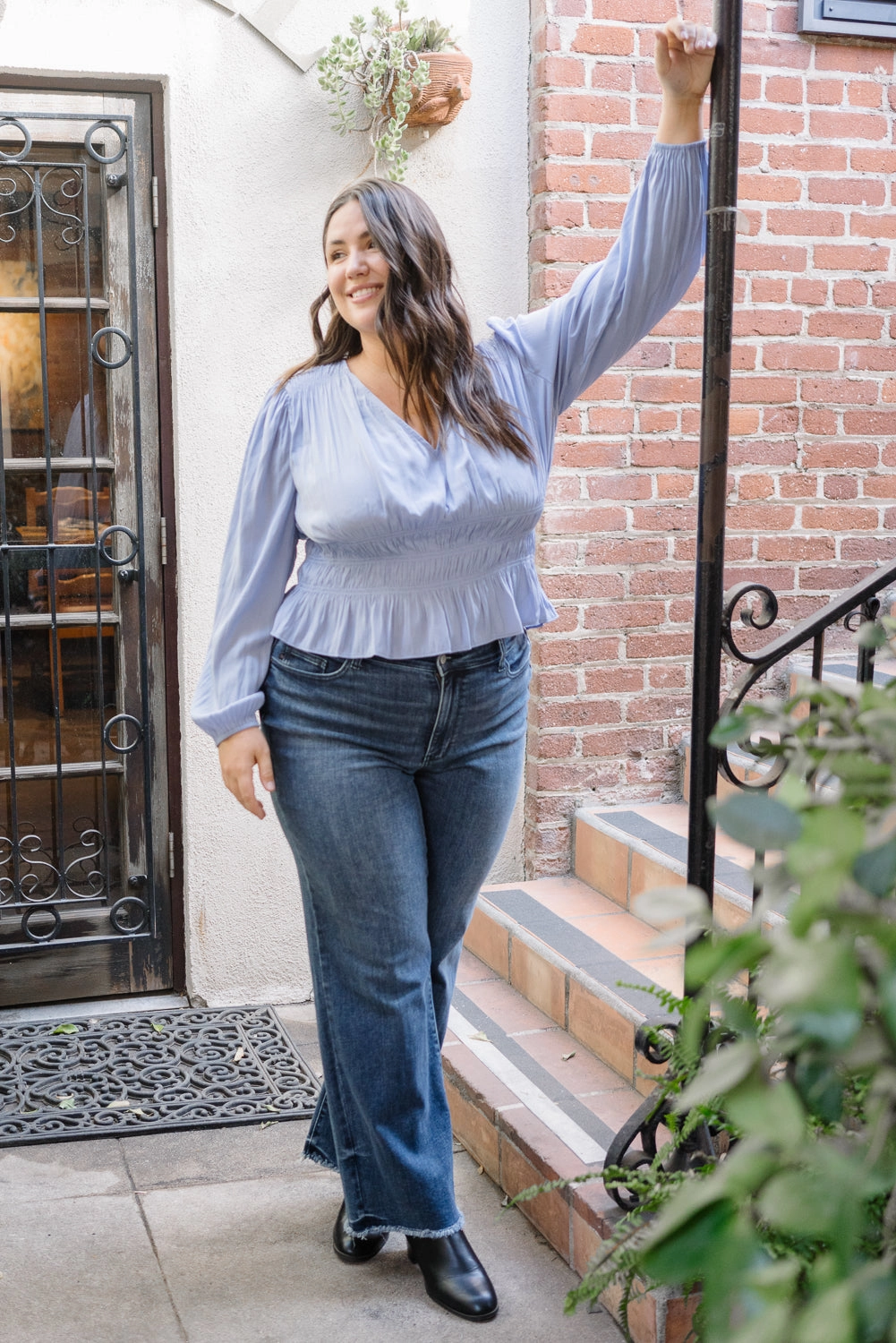 Carrie Mid Rise Wide Leg - PLUS