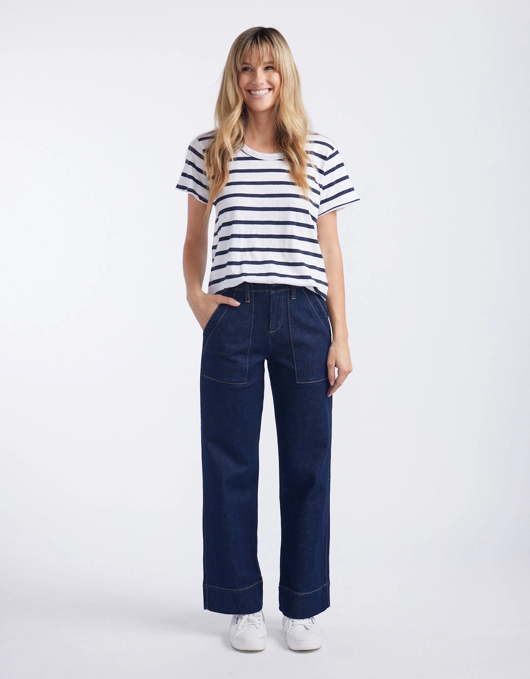 Celeste Wide Leg Jeans - Indigo