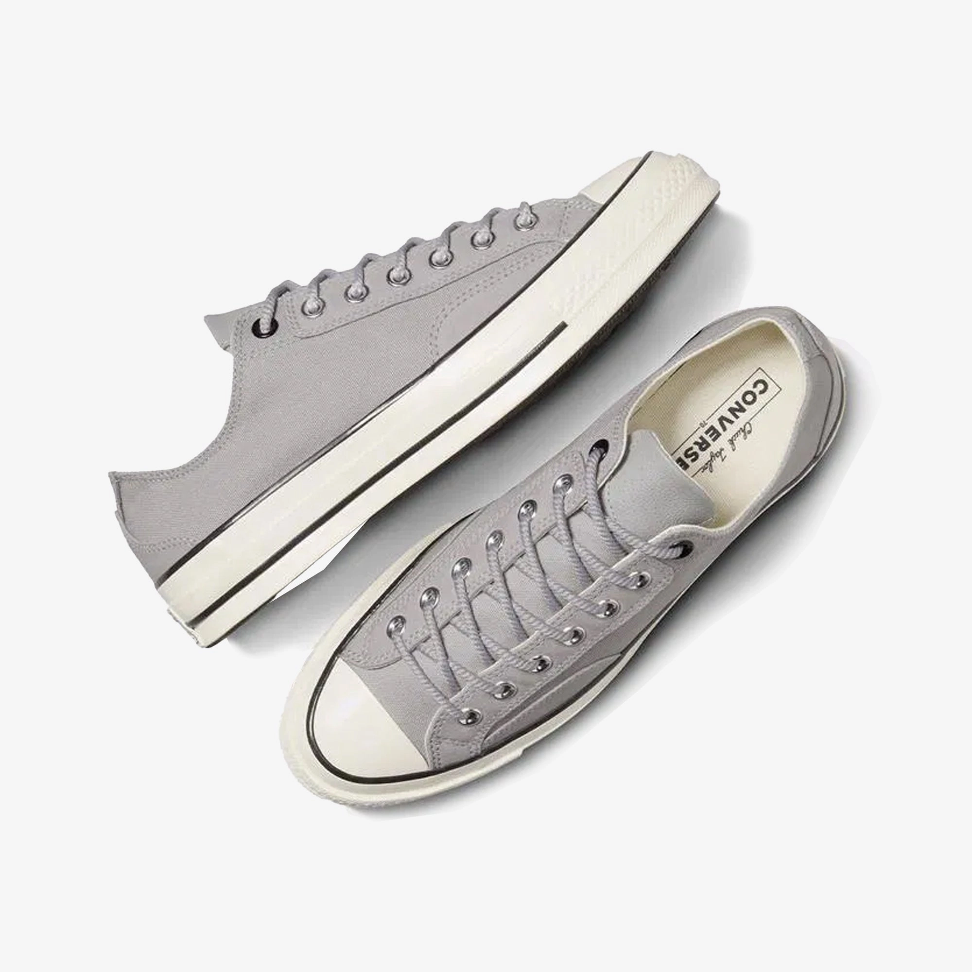 Converse | CHUCK 70 CANVAS & LEATHER { GRAY
