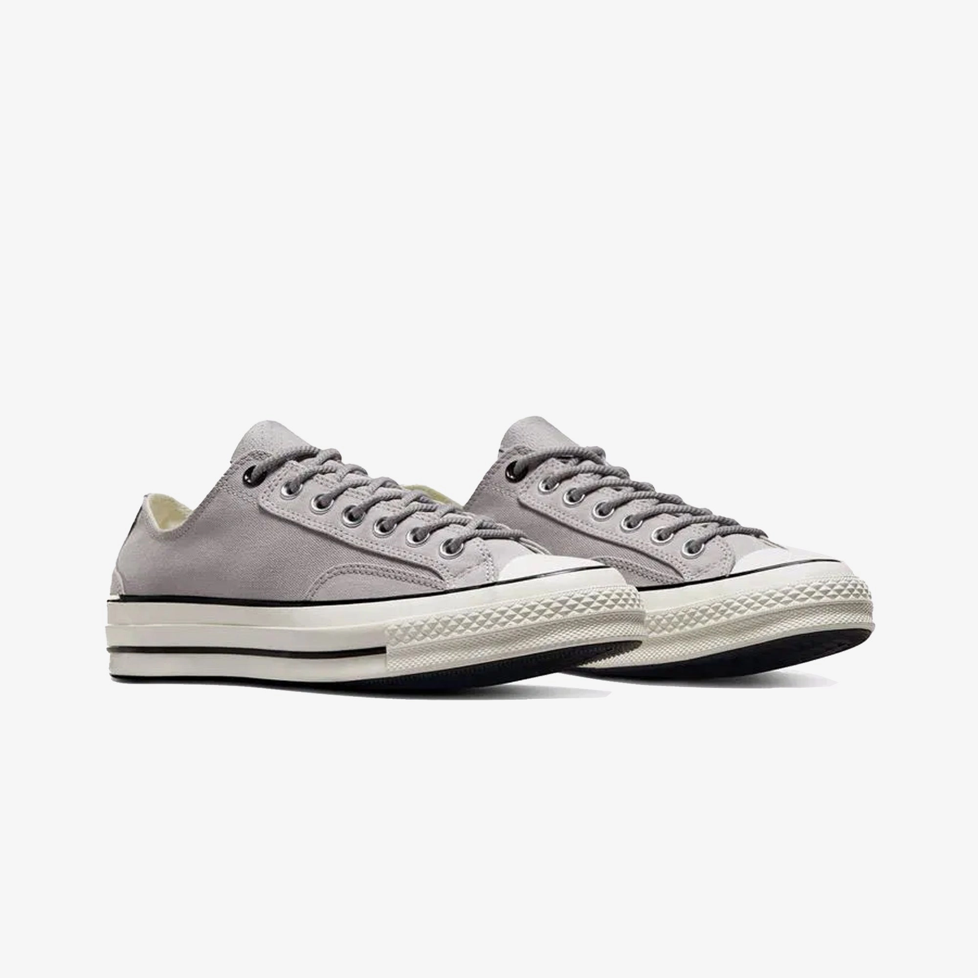 Converse | CHUCK 70 CANVAS & LEATHER { GRAY