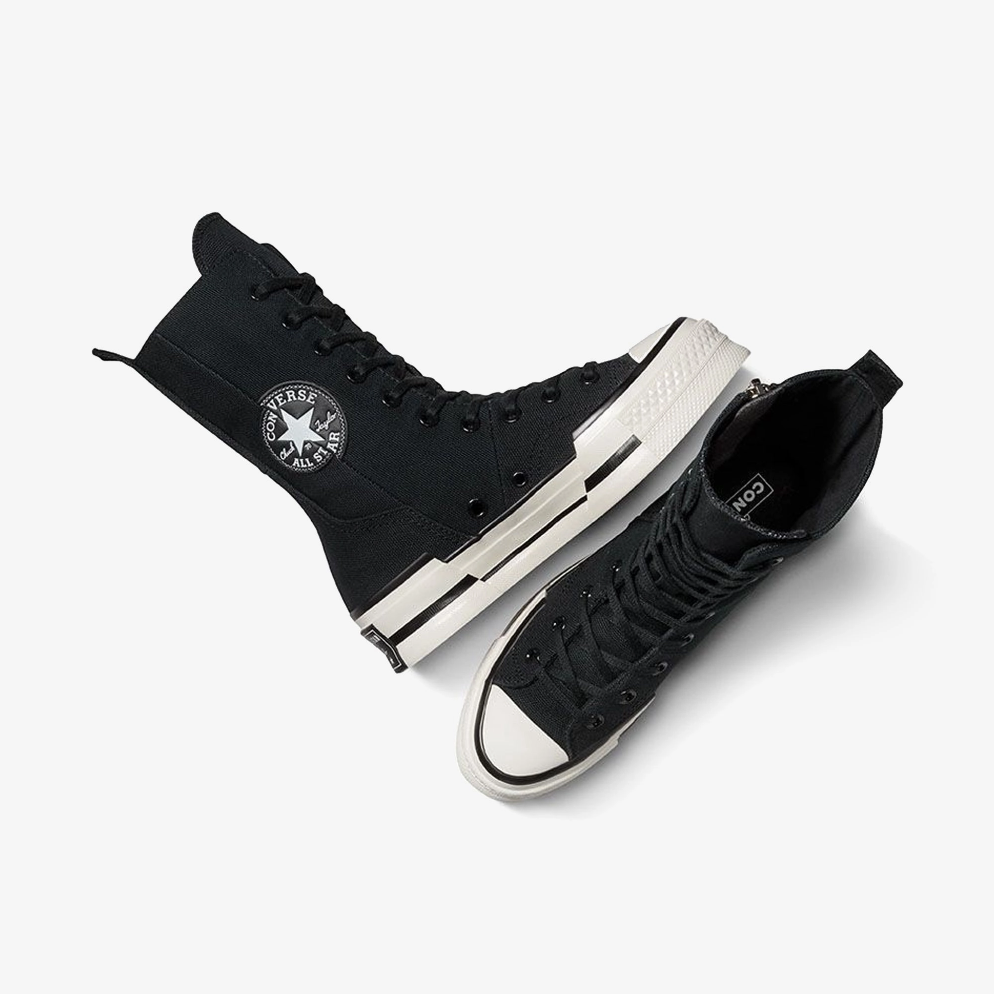 CONVERSE | CHUCK 70 PLUS X-HI { BLACK/WHITE