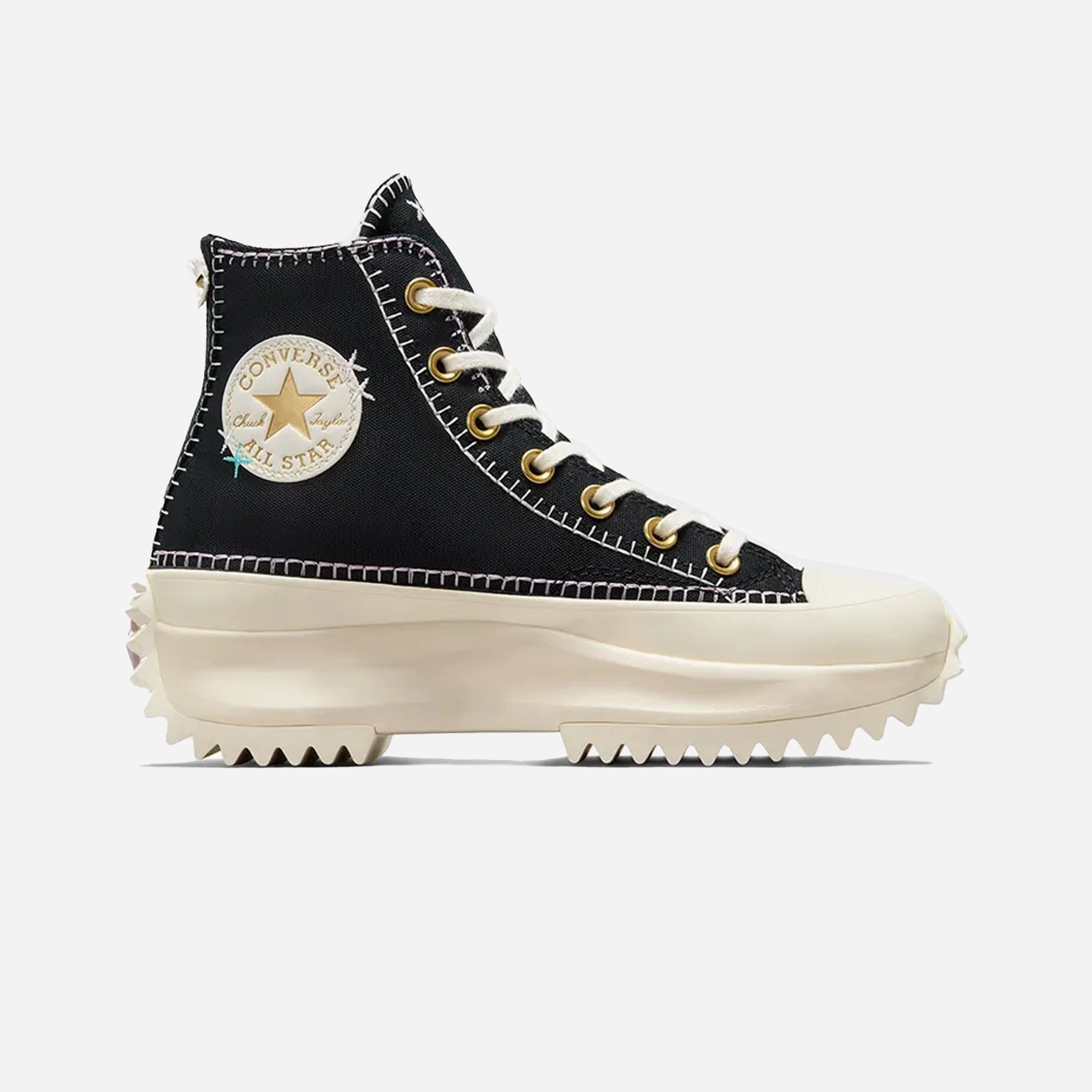 Converse | RUN STAR HIKE PLATFORM CRAFTED STITCHING { BLACK