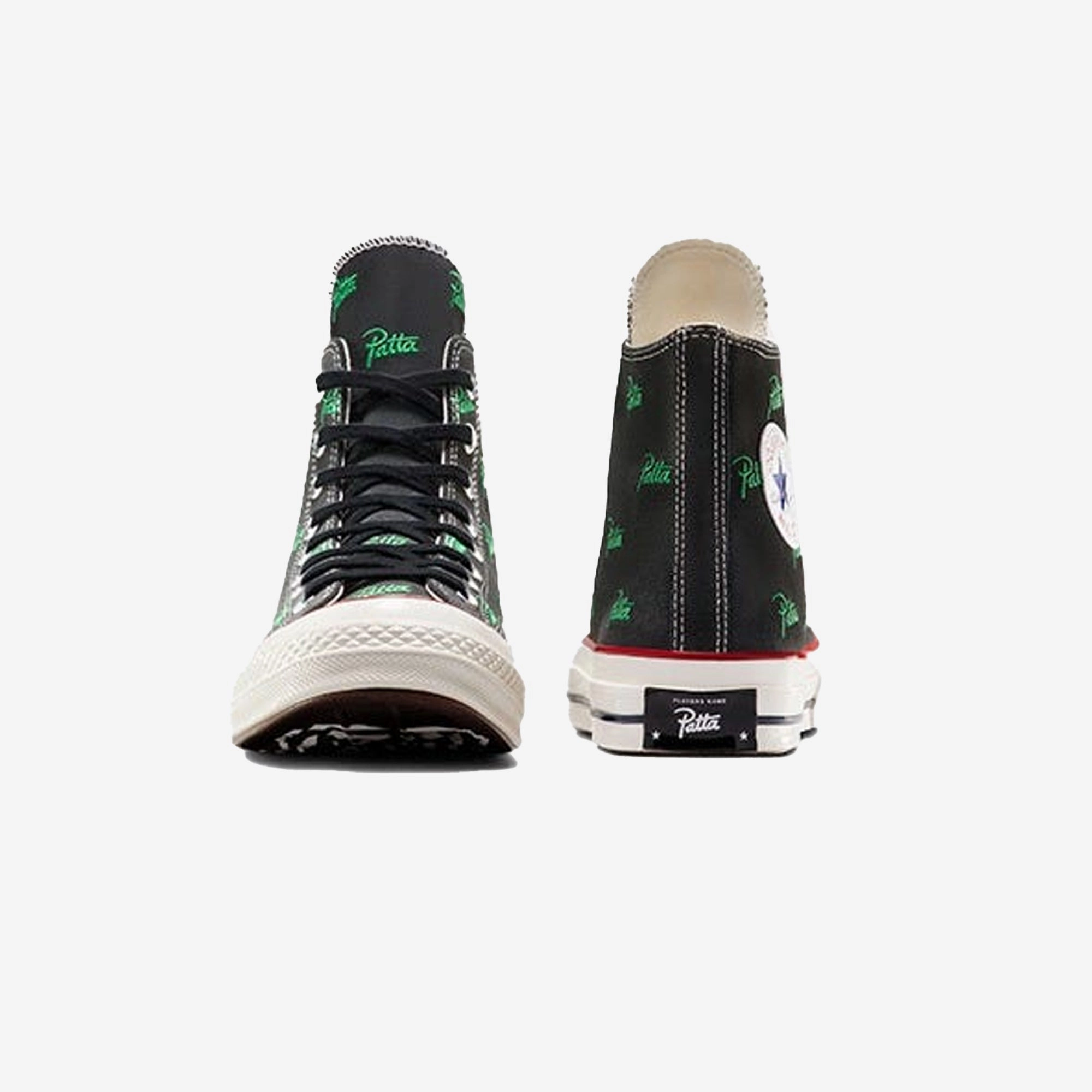CONVERSE | X PATTA CHUCK 70 { BLACK/GREEN