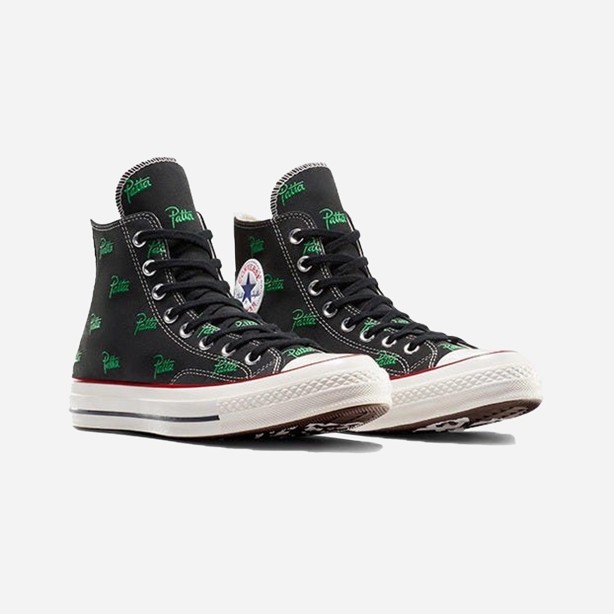 CONVERSE | X PATTA CHUCK 70 { BLACK/GREEN