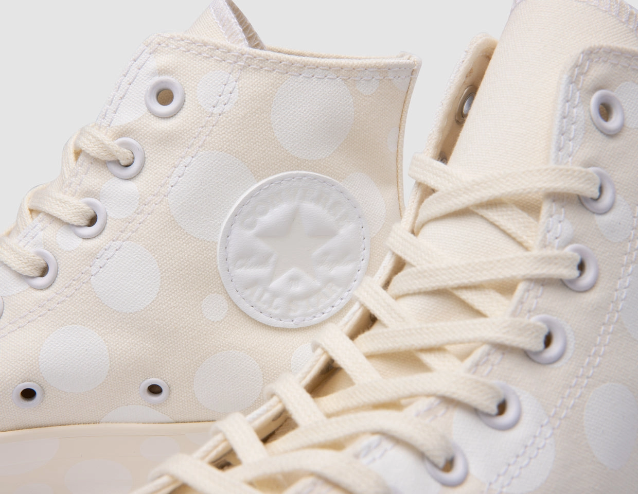 Converse Chuck 70 Hi Polka Dot Egret / White