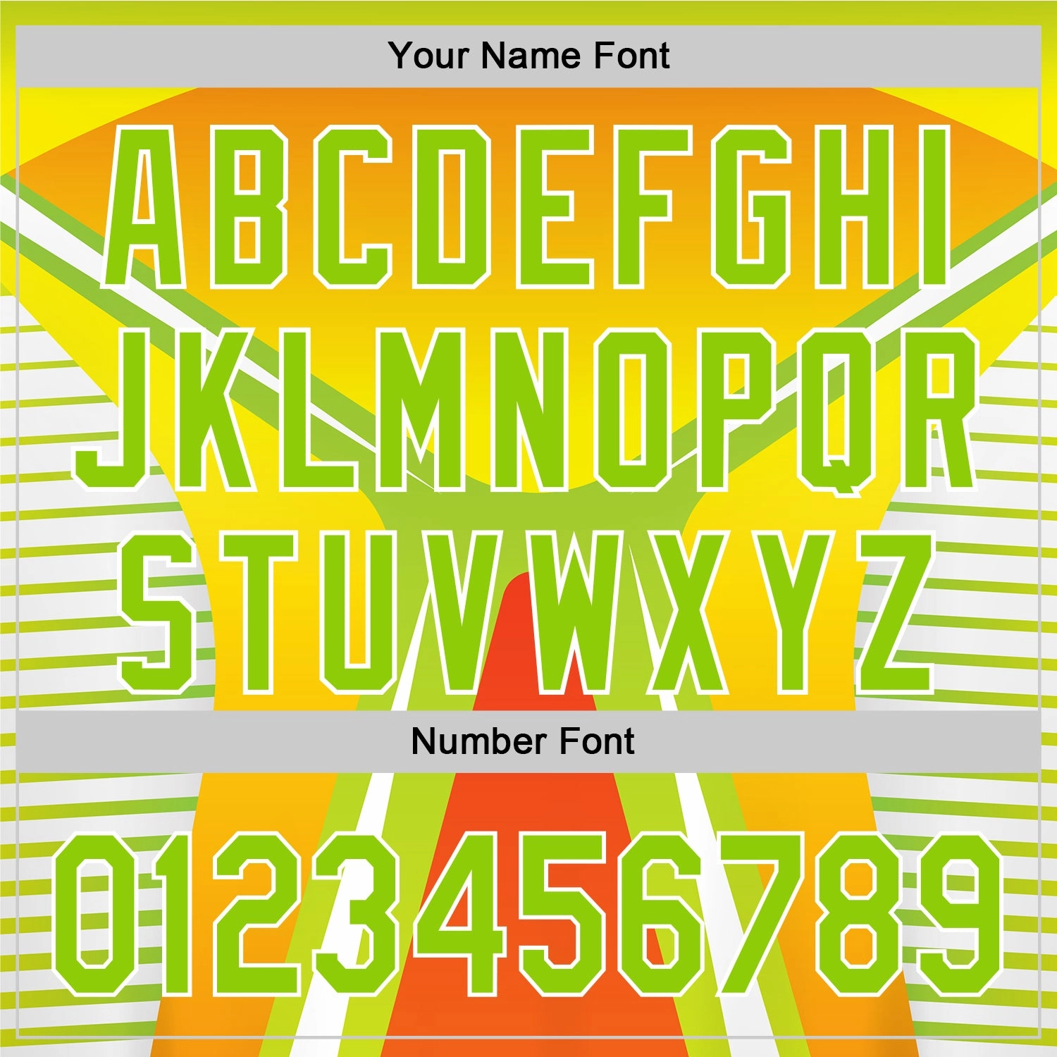 Custom Orange Neon Green-White 3D Pattern Design Abstract Sport Authentic Baseball Jersey