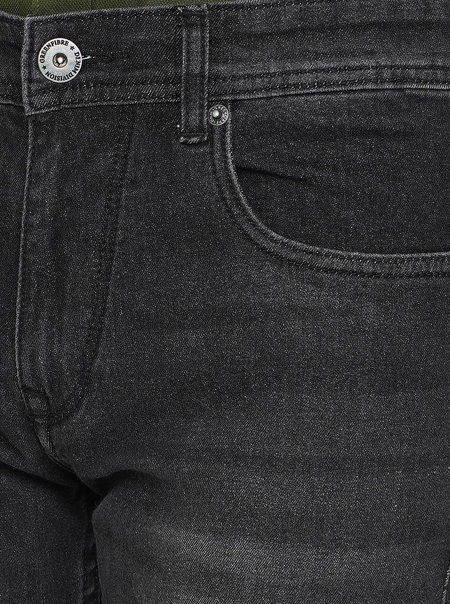 Grey Washed Narrow Fit Jeans | Greenfibre