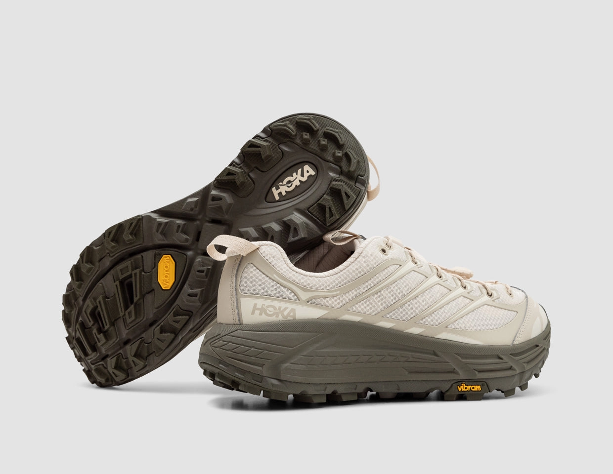 Hoka Mafate Three2 Oat Milk / Eucalyptus