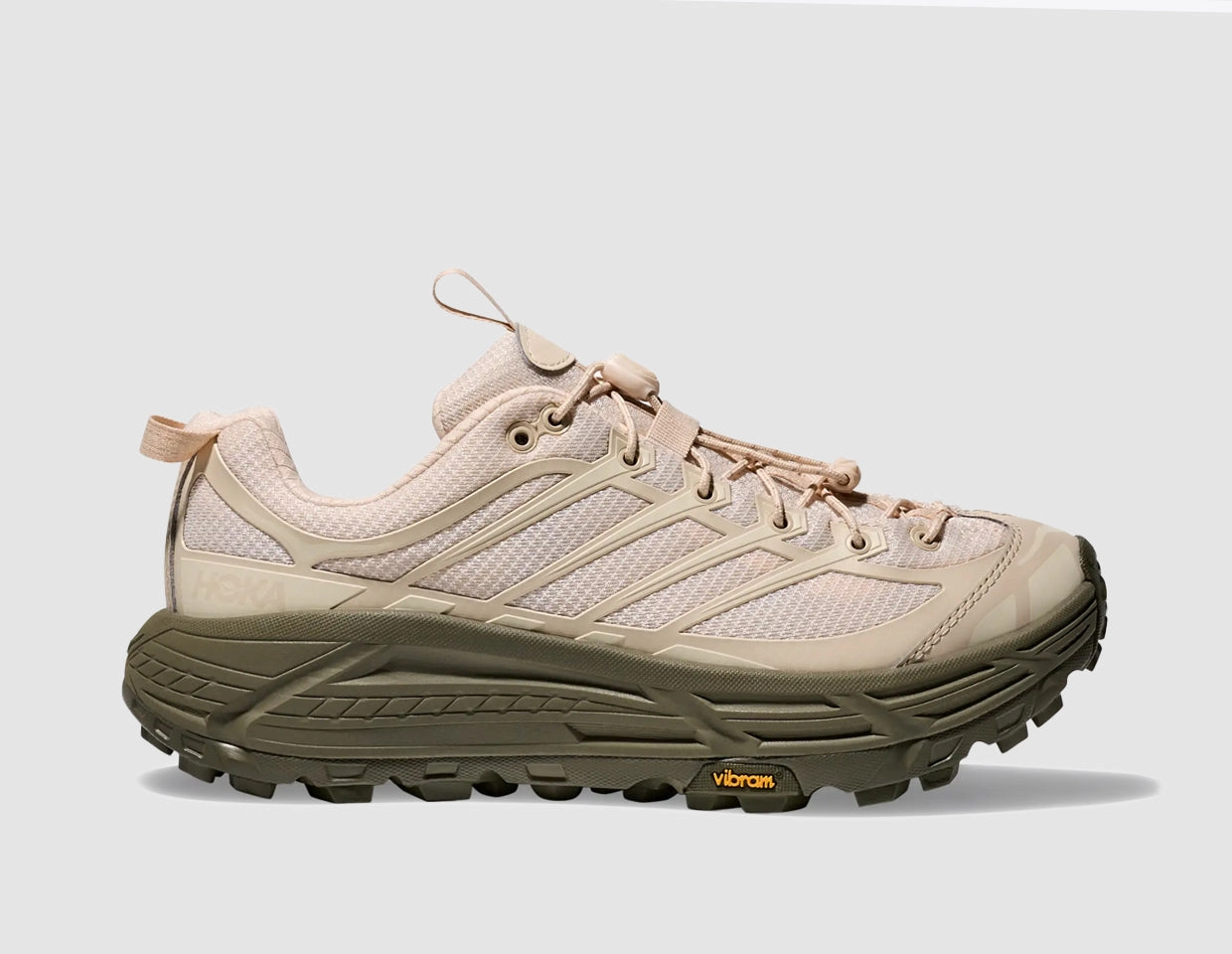 Hoka Mafate Three2 Oat Milk / Eucalyptus