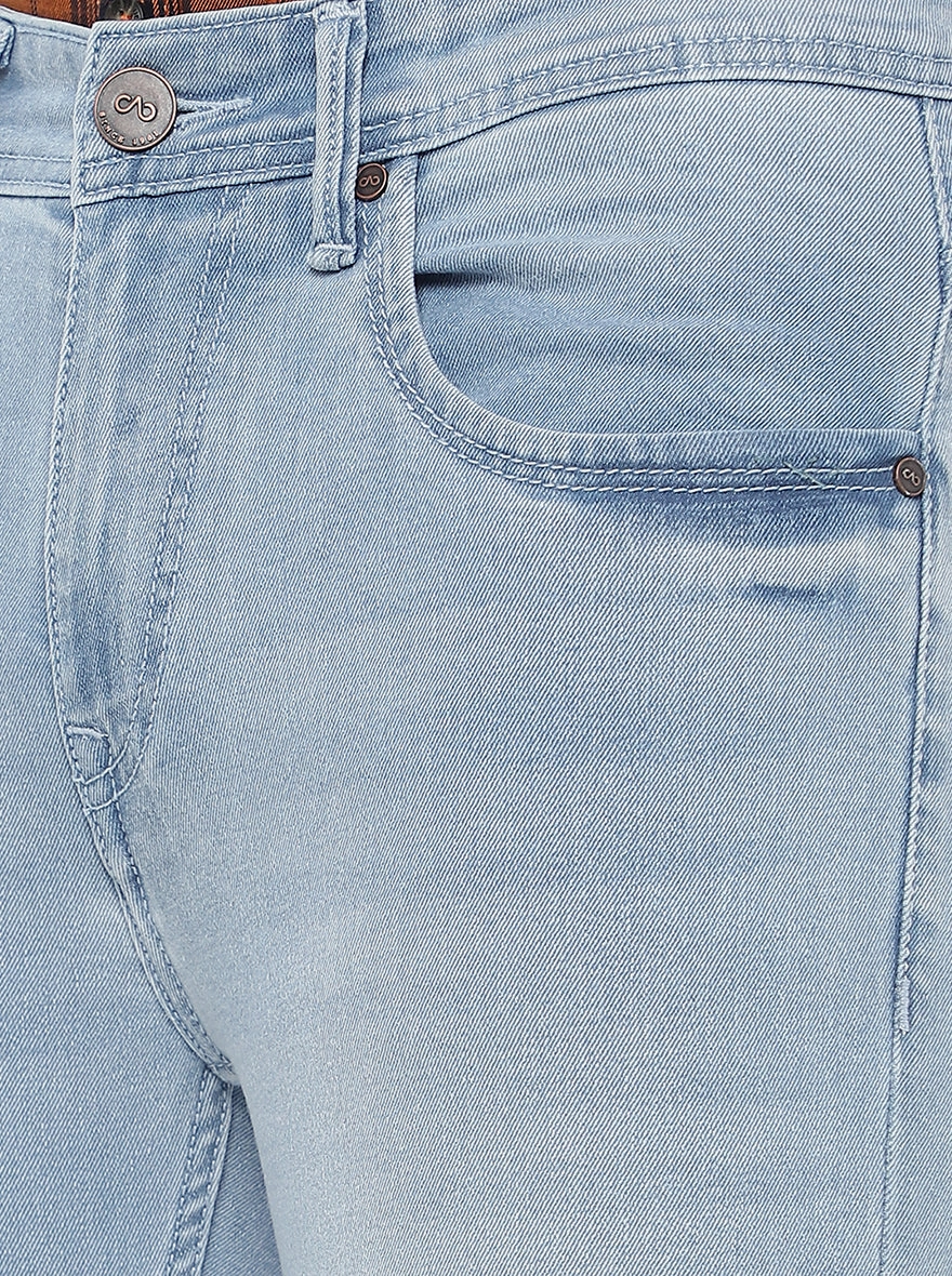 Ice Blue Washed Rider Fit Jeans | JadeBlue