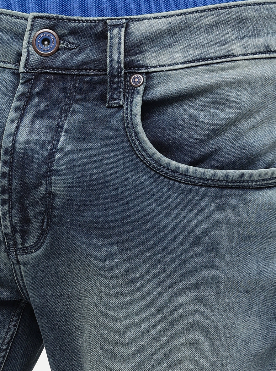 Ice Blue Washed Slim Fit Jeans | JadeBlue