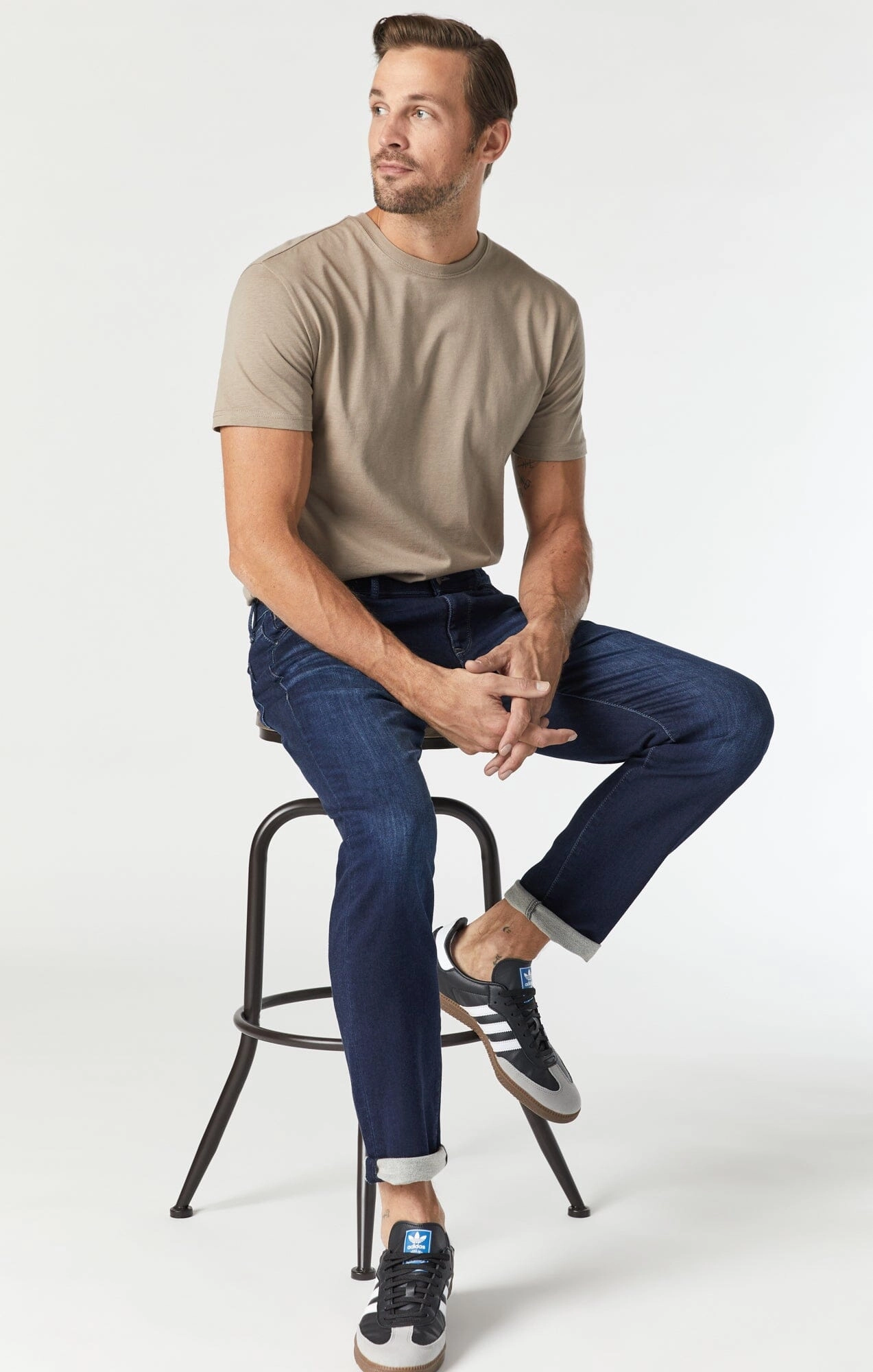 JAKE SLIM LEG IN DEEP BRUSHED ATHLETIC
