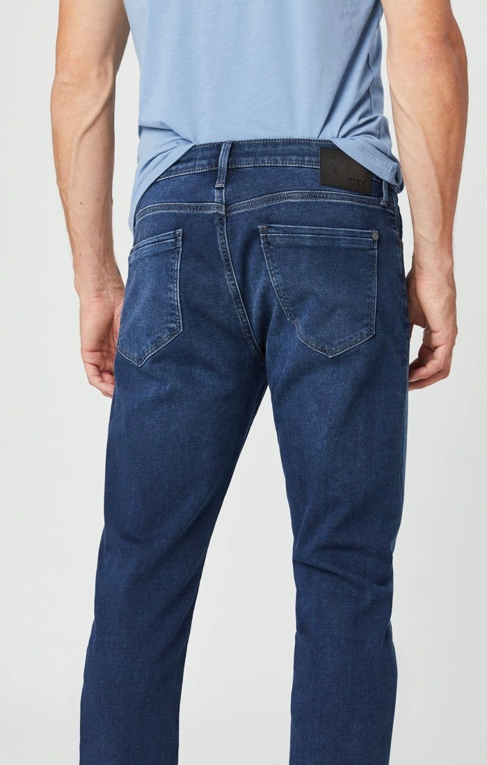 JAKE SLIM LEG JEANS IN DARK INDIGO ATHLETIC