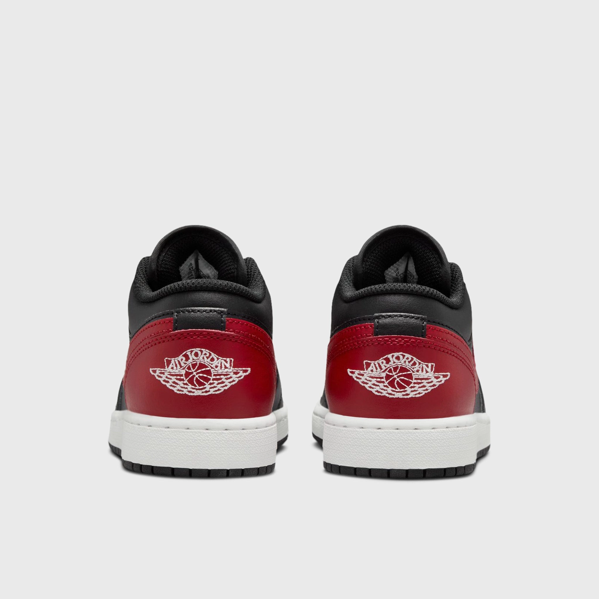 Jordan 1 Low GS Black / Varsity Red - Summit White