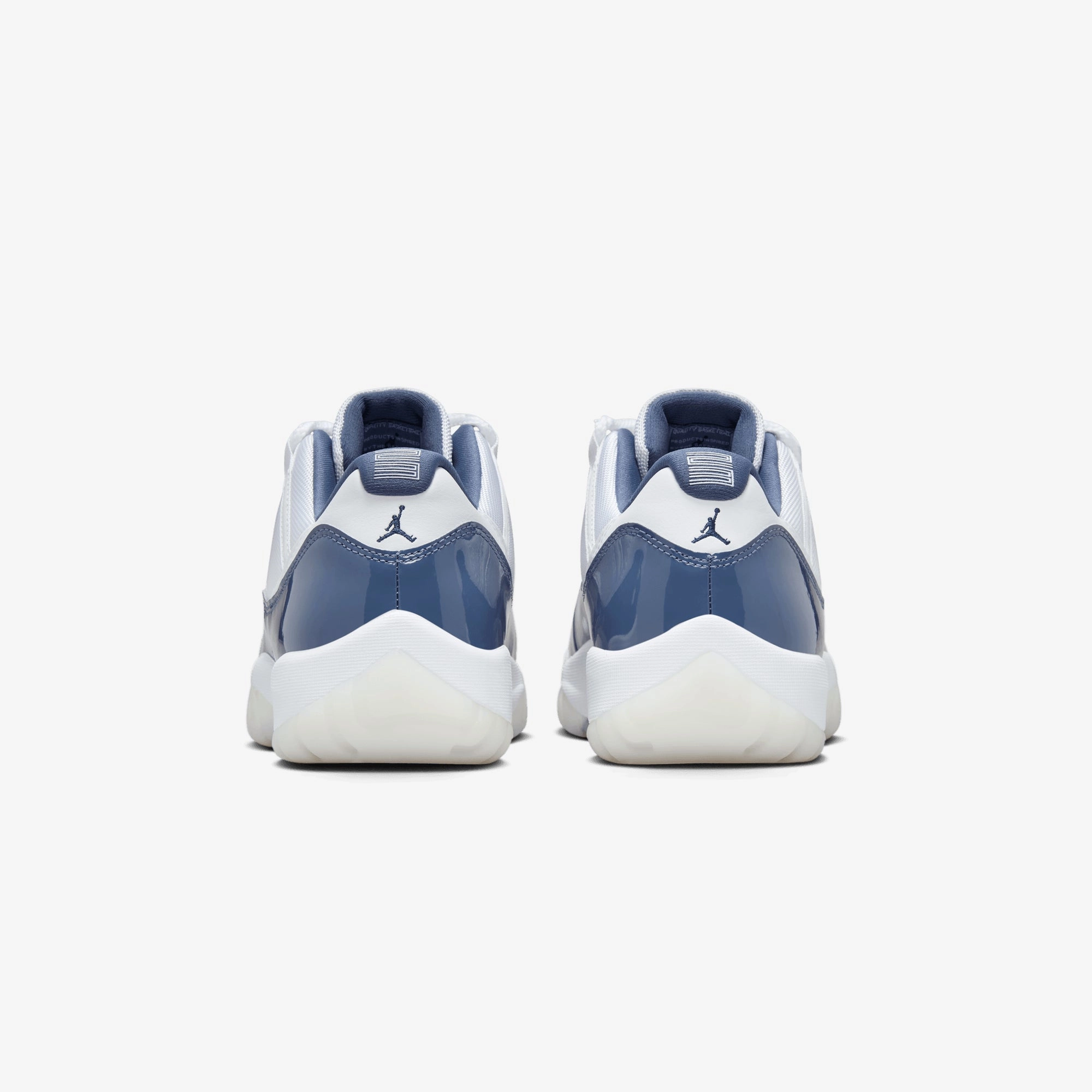 JORDAN | AIR JORDAN 11 RETRO LOW { WHITE/MIDNIGHT NAVY-DIFFUSED BLUE