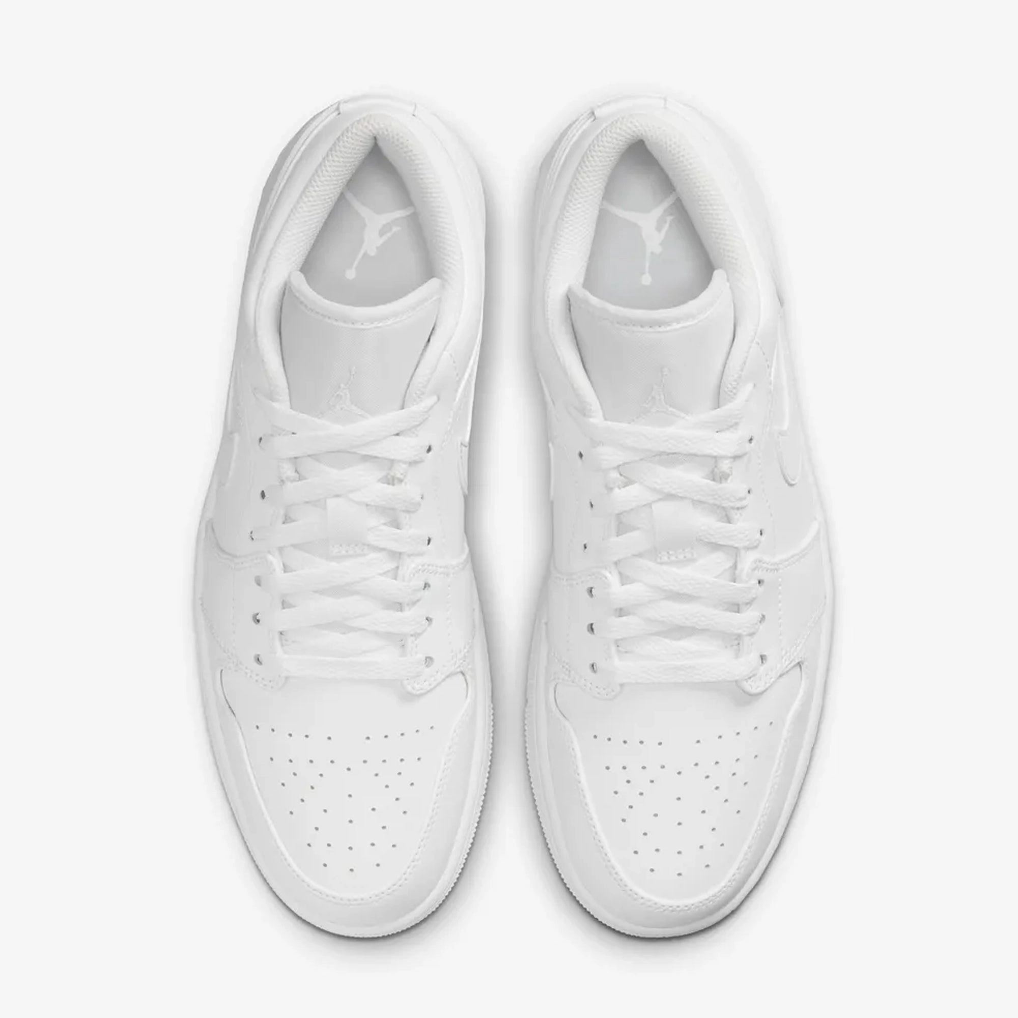 JORDAN | AIR JORDAN 1 LOW { WHITE/WHITE-WHITE