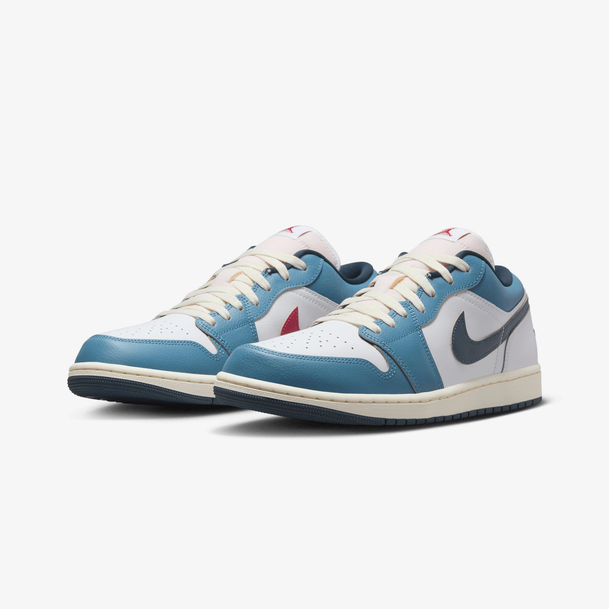 JORDAN | AIR JORDAN 1 LOW SE { WHITE/ARMORY NAVY-AEGEAN STORM