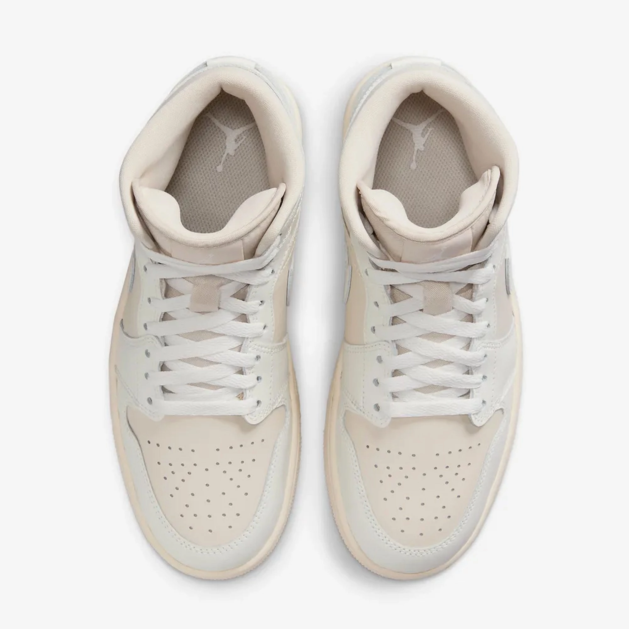 JORDAN | AIR JORDAN 1 MID { LEGEND LT BROWN/SAIL-MUSLIN