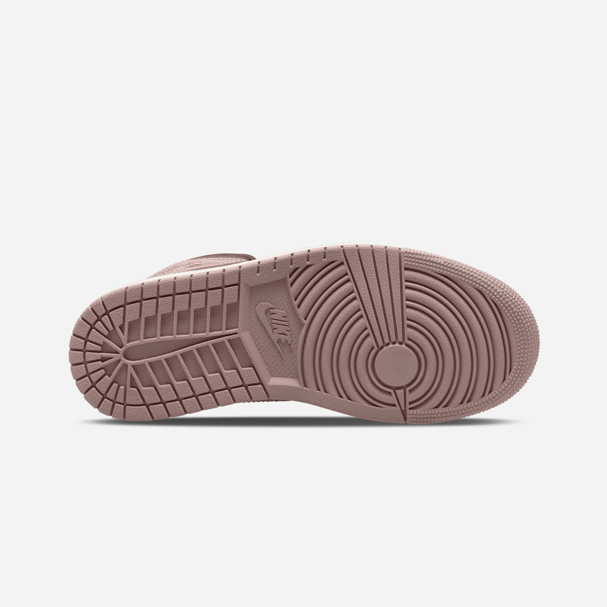 JORDAN | AIR JORDAN 1 MID { PINK OXFORD/ARCHAEO BROWN-SAIL