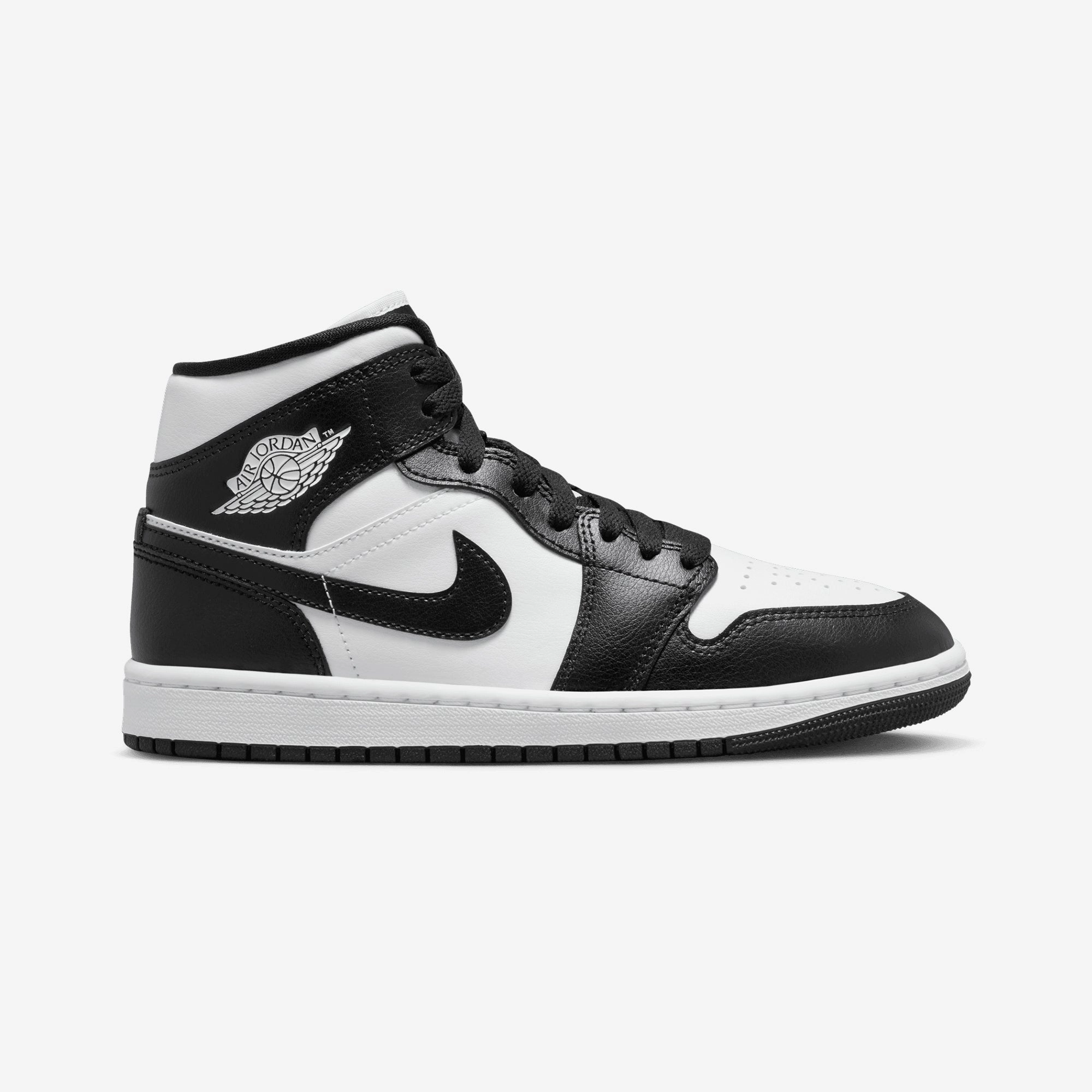 JORDAN | AIR JORDAN 1 MID { WHITE/BLACK-WHITE