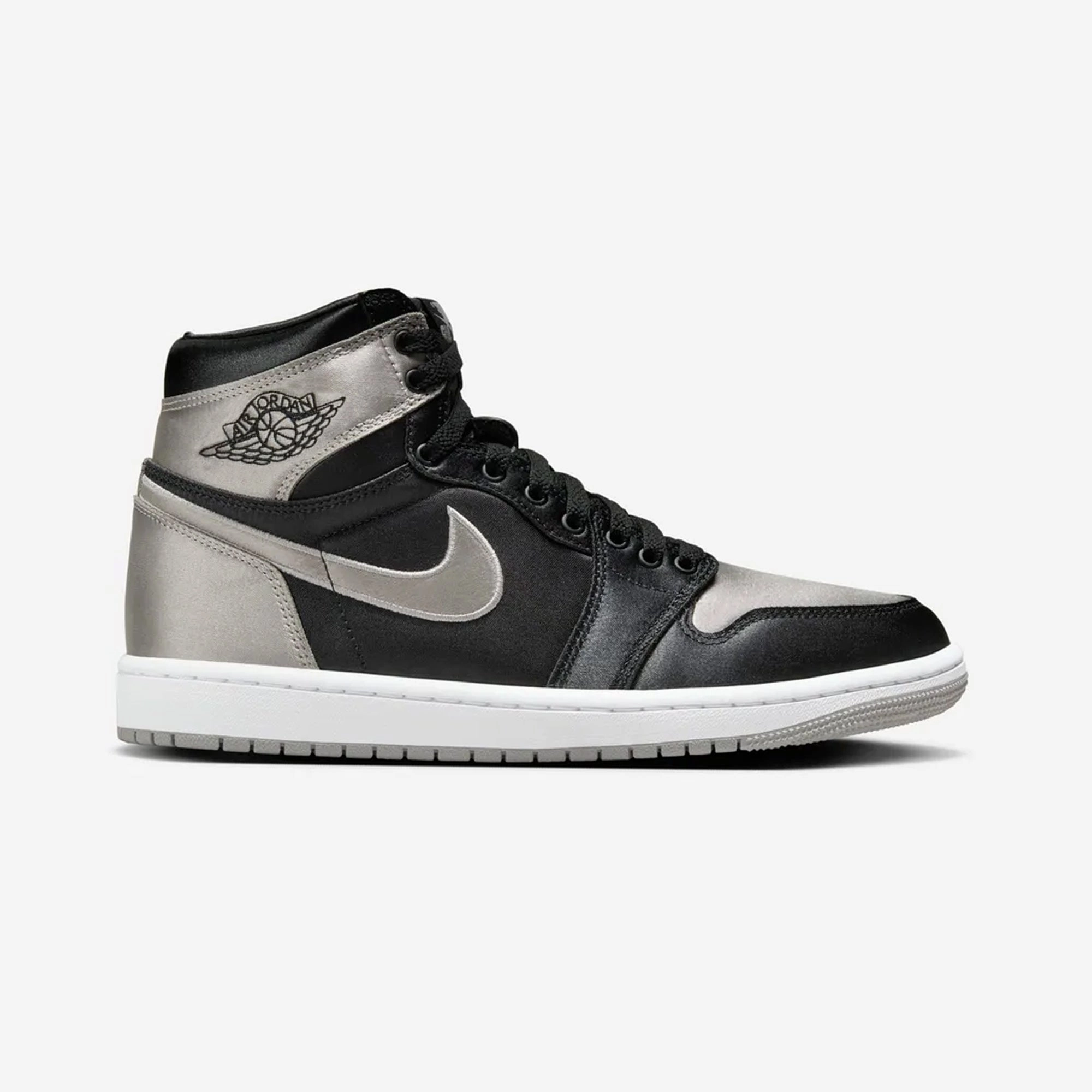 Jordan | AIR JORDAN 1 RETRO HIGH OG  { BLACK/MEDIUM GREY-WHITE