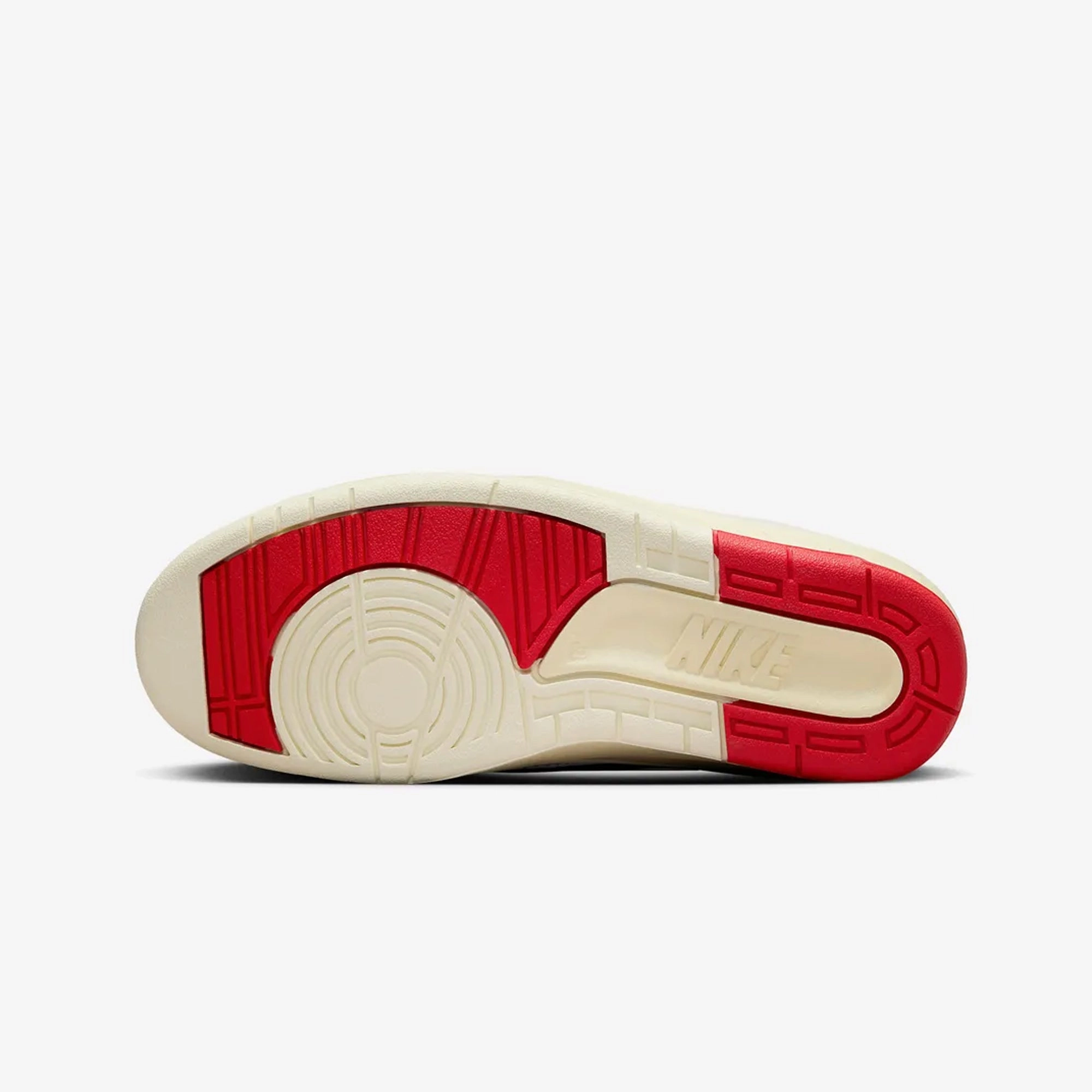 Jordan | AIR JORDAN 2 RETRO LOW  { WHITE/UNIVERSITY RED-BLACK-COCONUT MILK