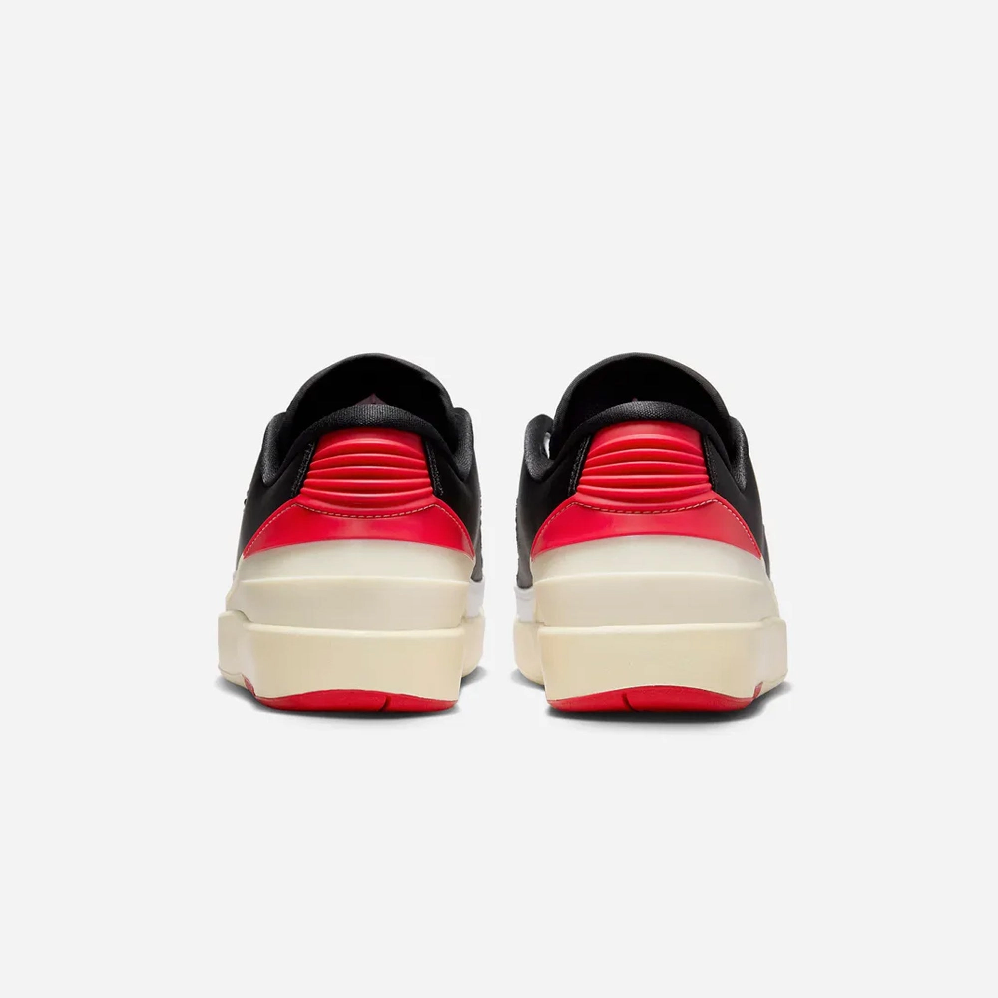 Jordan | AIR JORDAN 2 RETRO LOW  { WHITE/UNIVERSITY RED-BLACK-COCONUT MILK