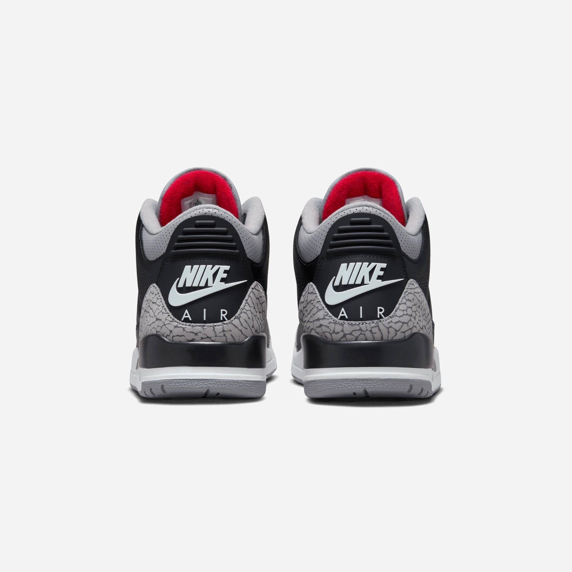 Jordan | AIR JORDAN 3 RETRO { BLACK/FIRE RED-CEMENT GREY-SUMMIT WHITE