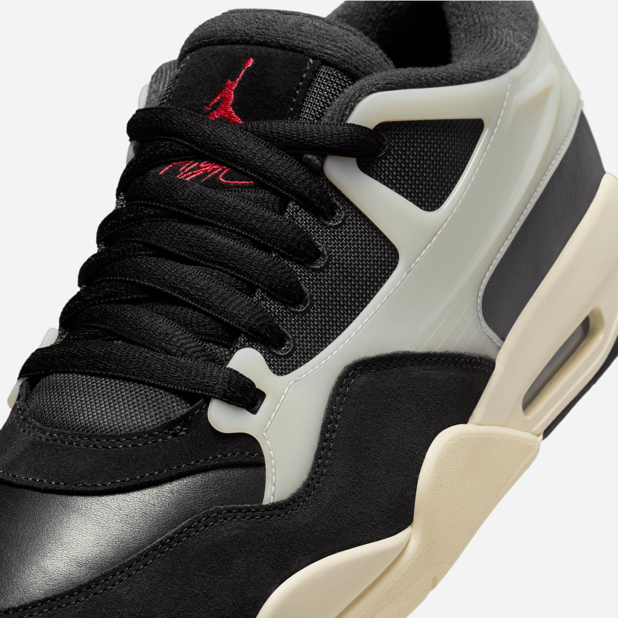 Jordan | AIR JORDAN 4 RM { BLACK/GYM RED-SAIL-COCONUT MILK
